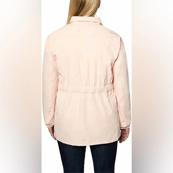 ✨NWT Hang Ten Pink UPF 50+ Water Repellant Hybrid Rain Jacket Plus Size XXL - Picture 8 of 11